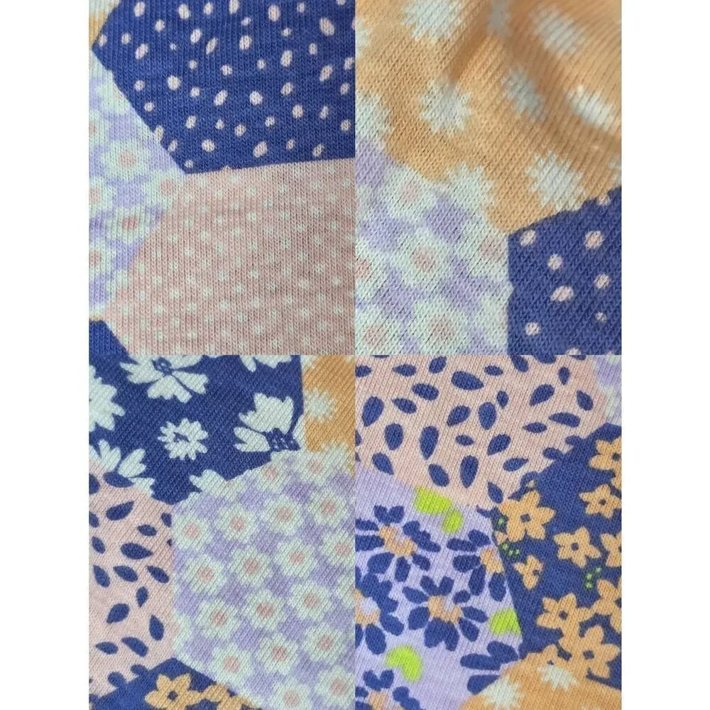 🔺️NWT Peri Mist Floral Patchwork Cotton Cheeky Bikini Panties Small